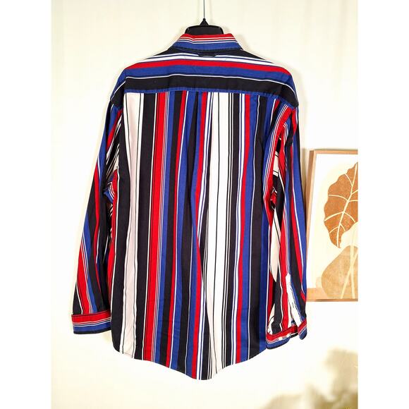 Tommy Hilfiger Men's Button-Up Long-Sleeved Shirt Size Large - Picture 4 of 6
